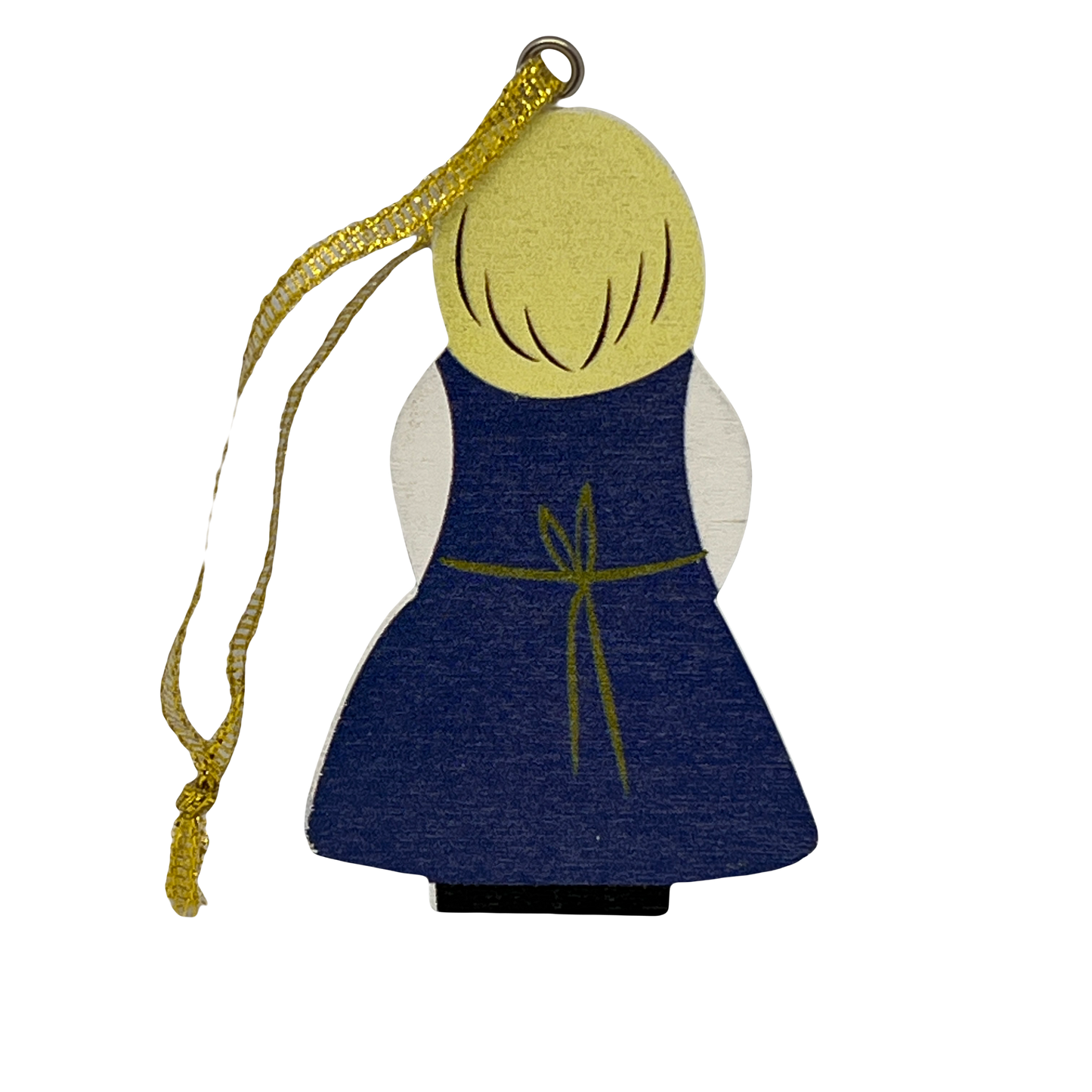 Swedish Girl Wood Ornament
