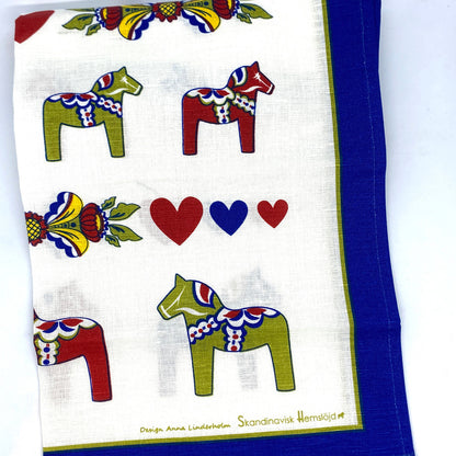 Swedish Folk Art Kitchen Towel