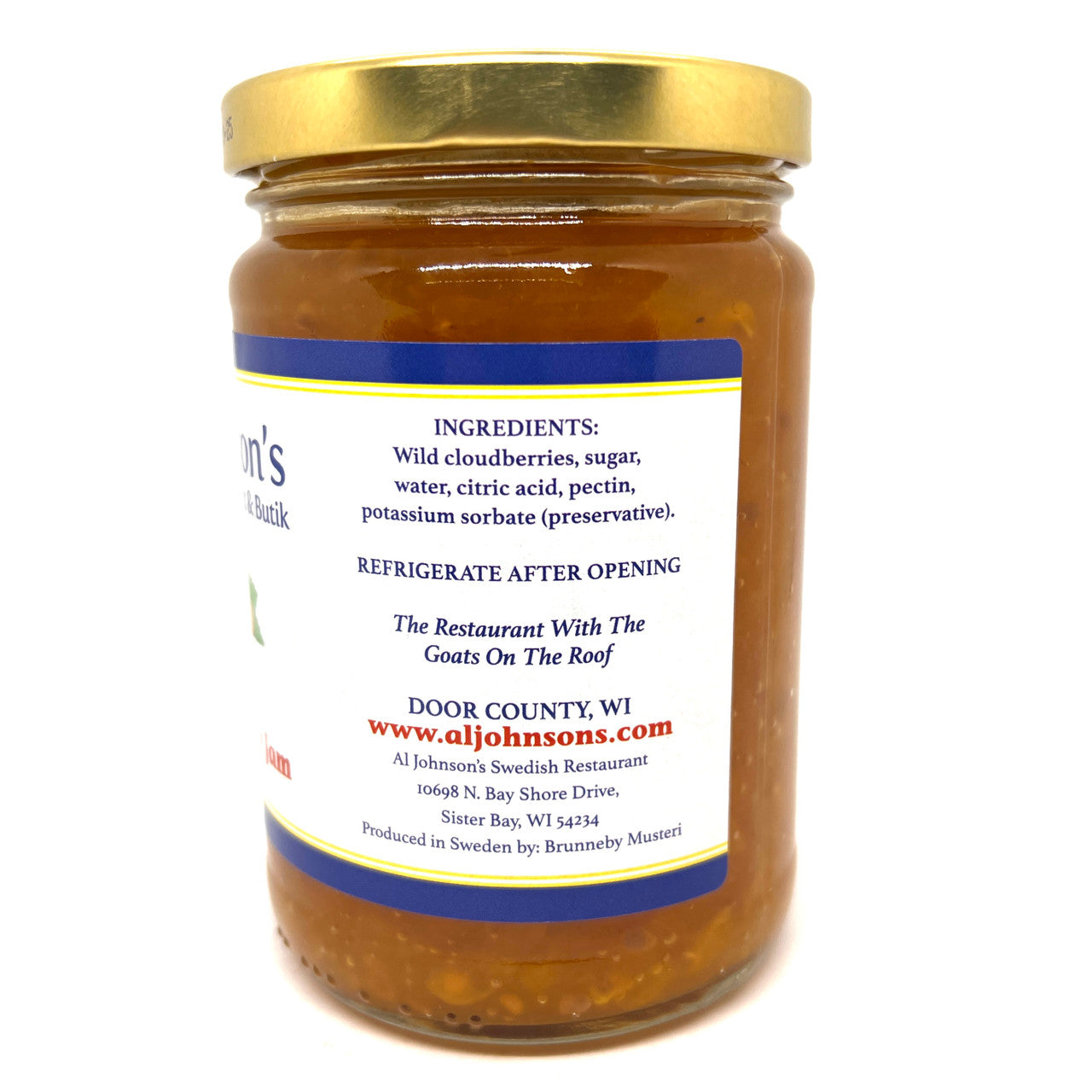 Al Johnson's Swedish Cloudberry Jam