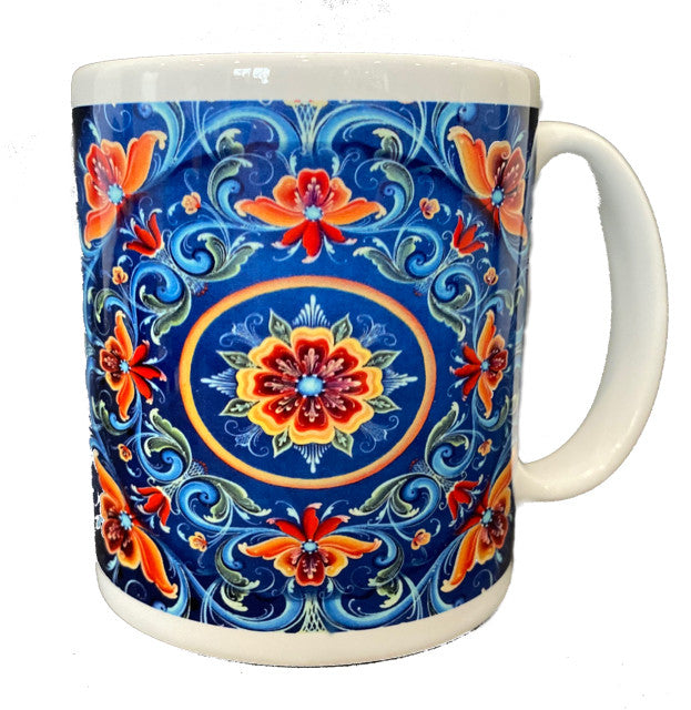 Norwegian Folk Art Coffee Mug