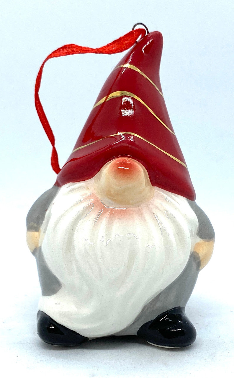 Red Nosed Wulf Gnome Ornament 