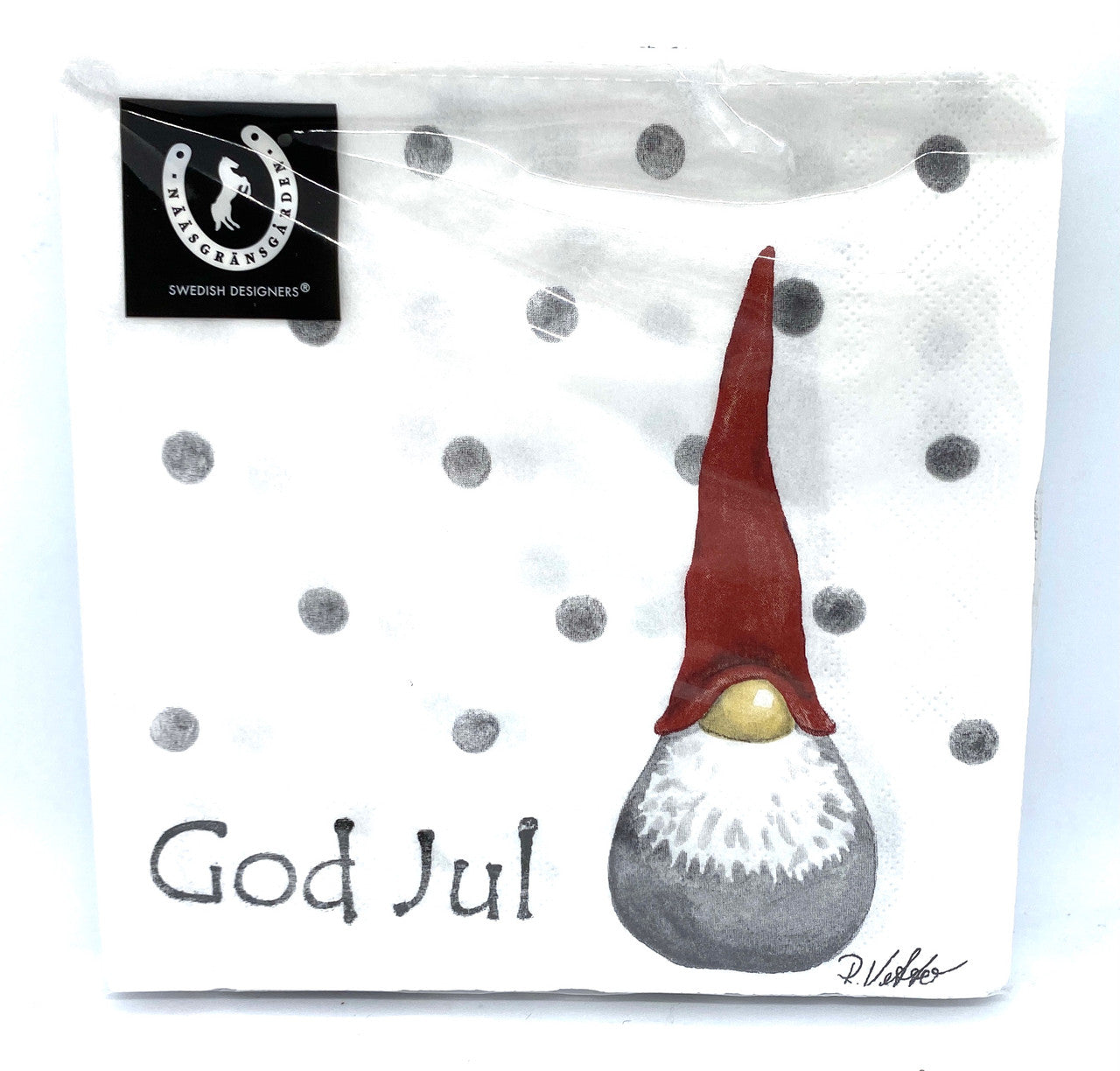 God Jul Tomten Dinner Napkins