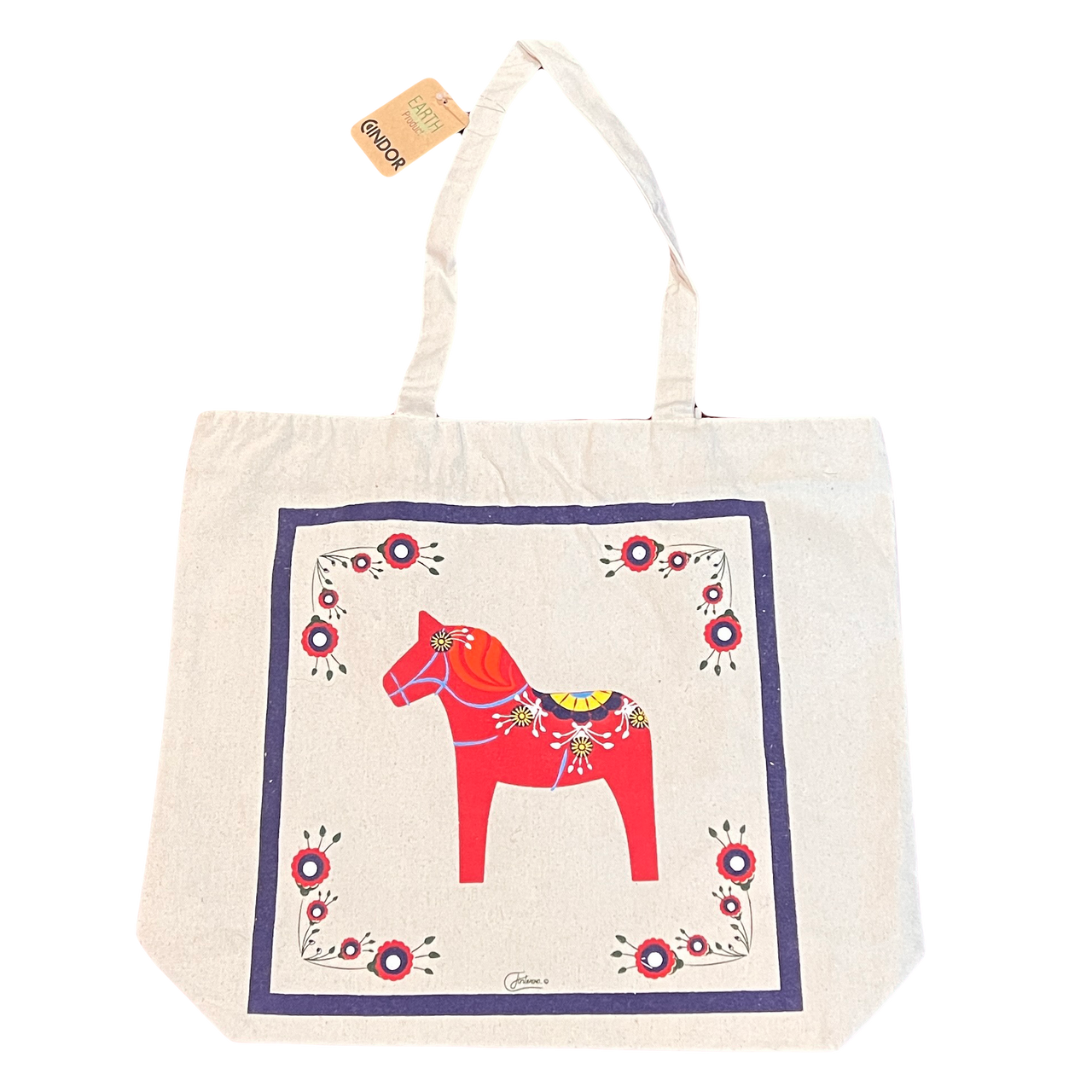 Dalahorse Canvas Tote
