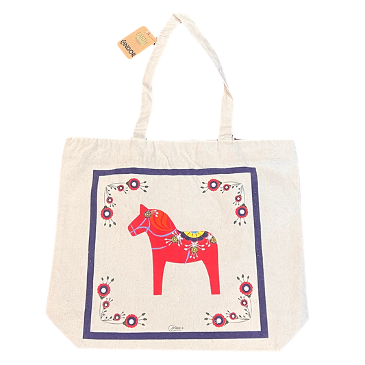 Dalahorse Canvas Tote