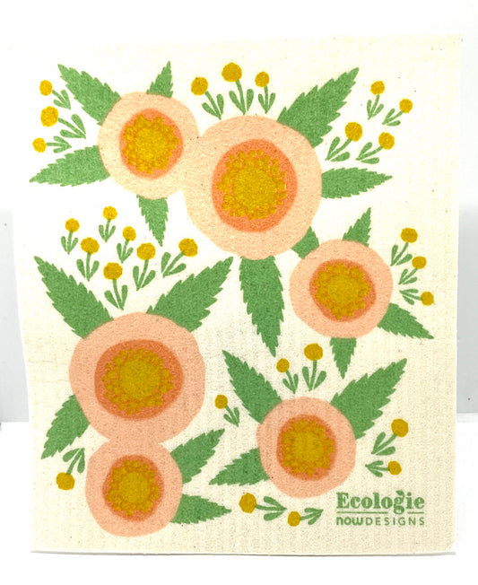 Flower Swedish Dishcloth