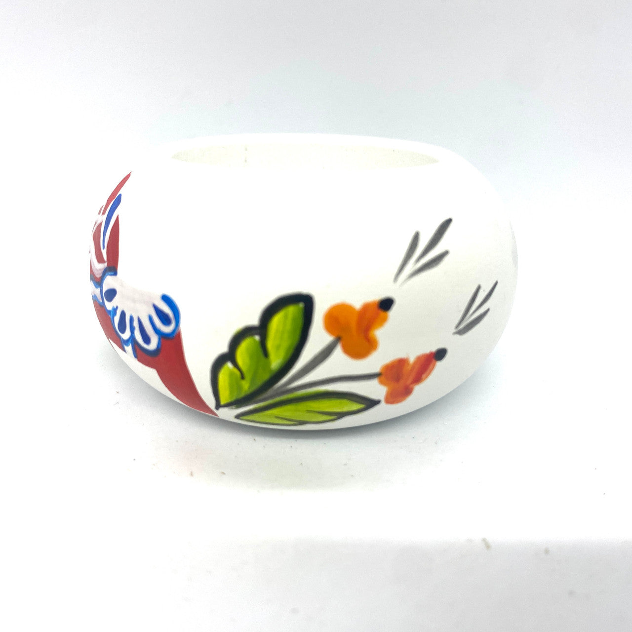 White Dalahorse Votive