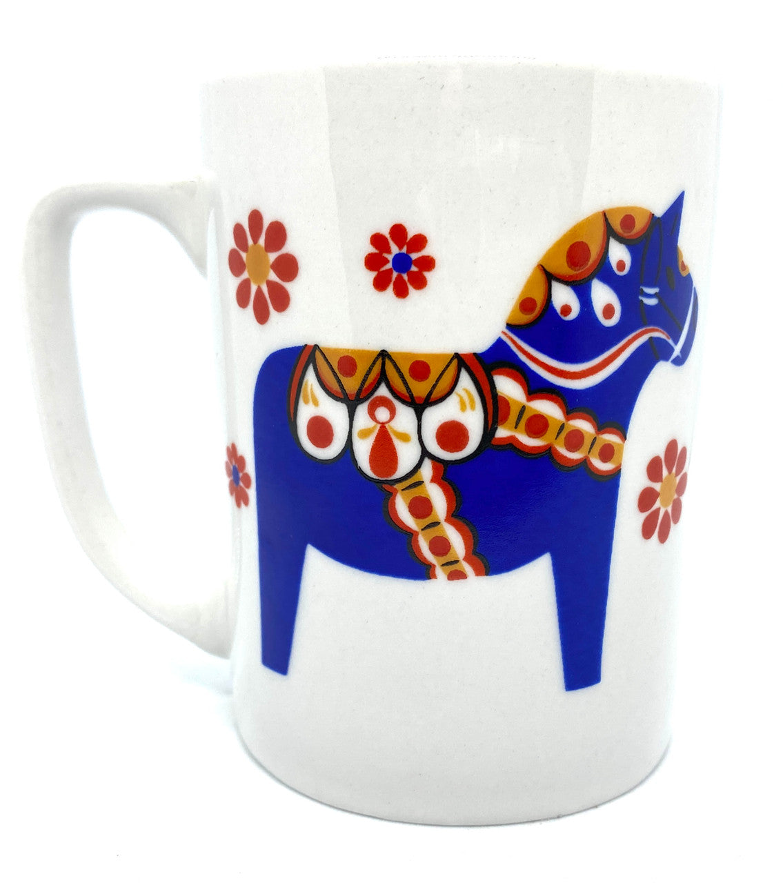 Blue Dala Horse Mug