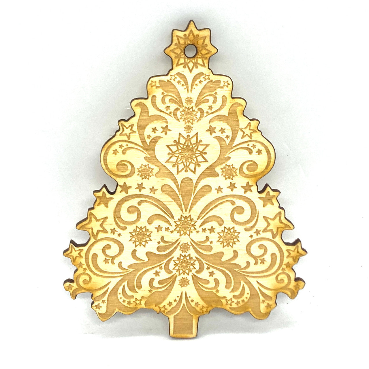 Christmas Tree Birch Ornament