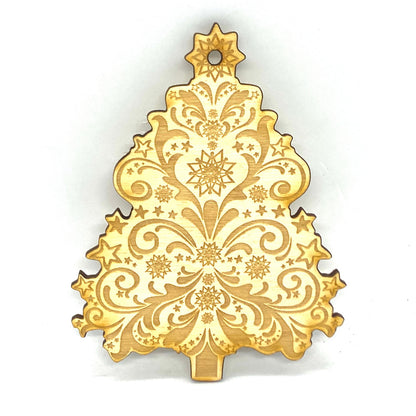 Christmas Tree Birch Ornament
