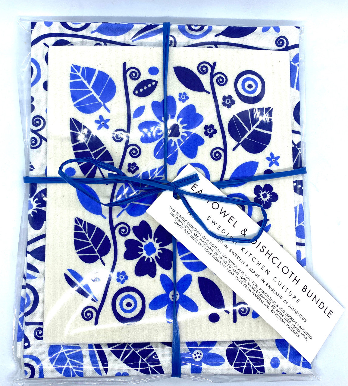 Blue Oak Swedish Dishcloth Bundle