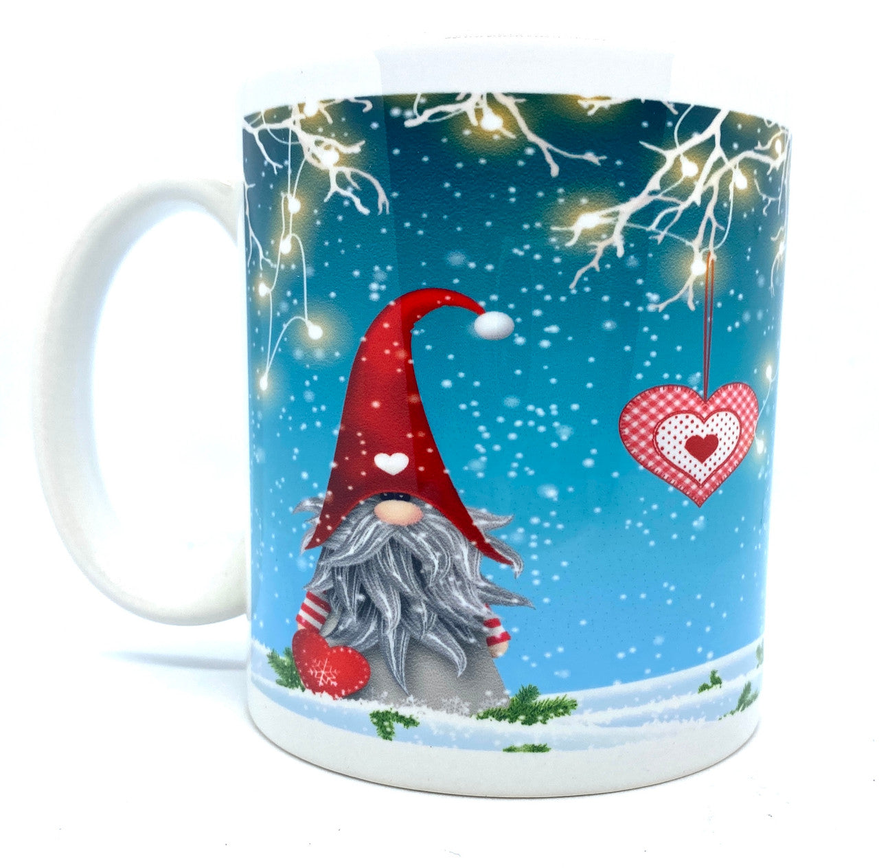 Hanging Heart Tomten Mug