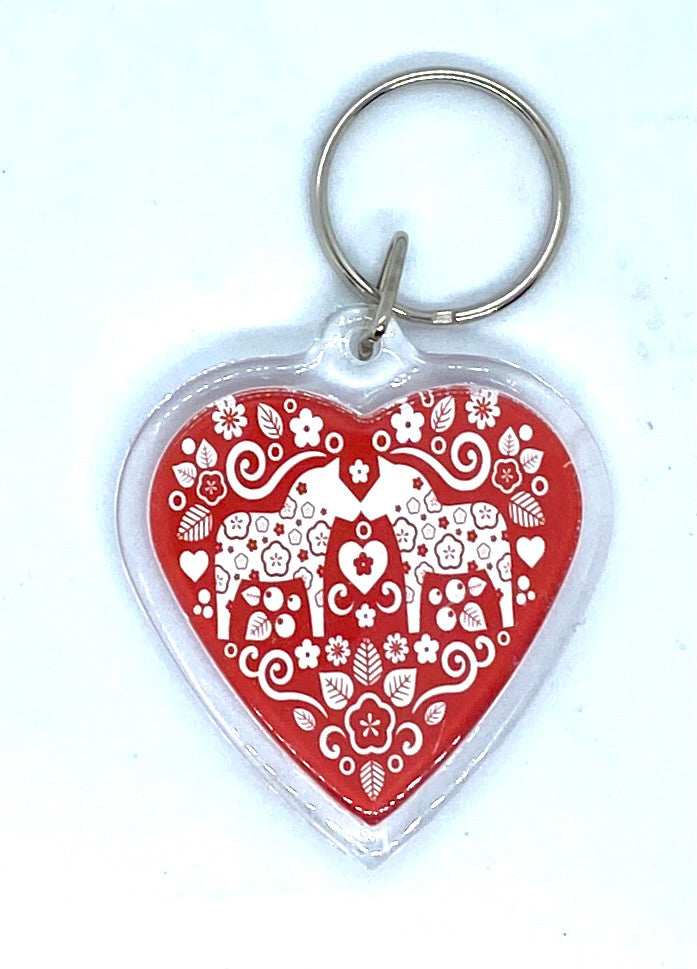 Dala Horse Keyring