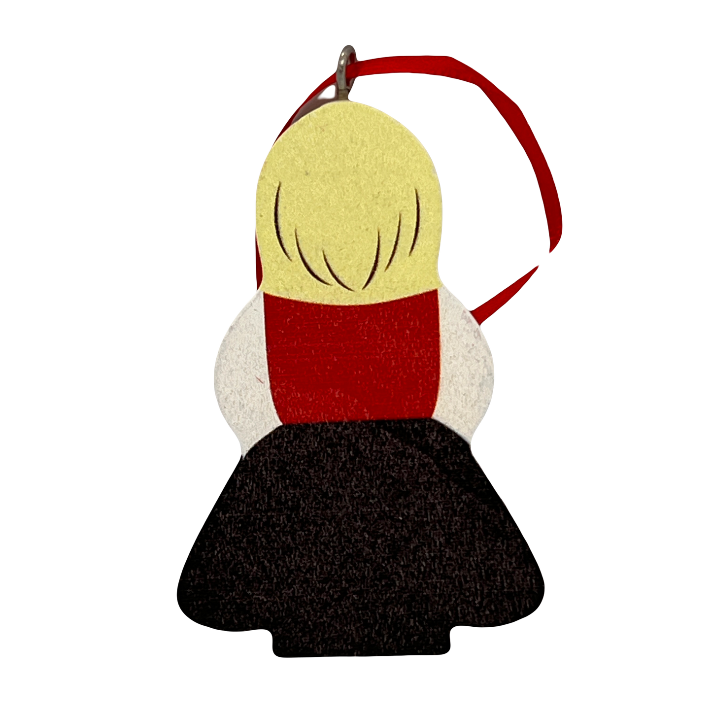 Norwegian Girl Wood Ornament