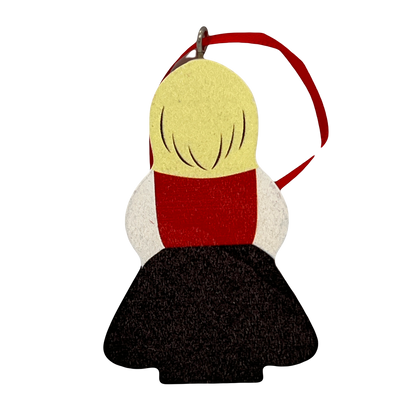 Norwegian Girl Wood Ornament