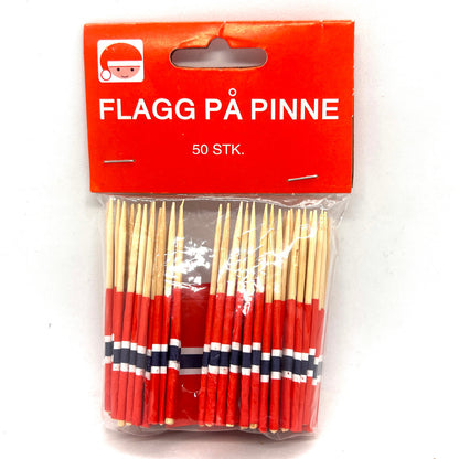 Norwegian Flag Toothpicks