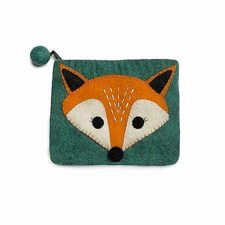Nordic Fox Felted Coin Purse
