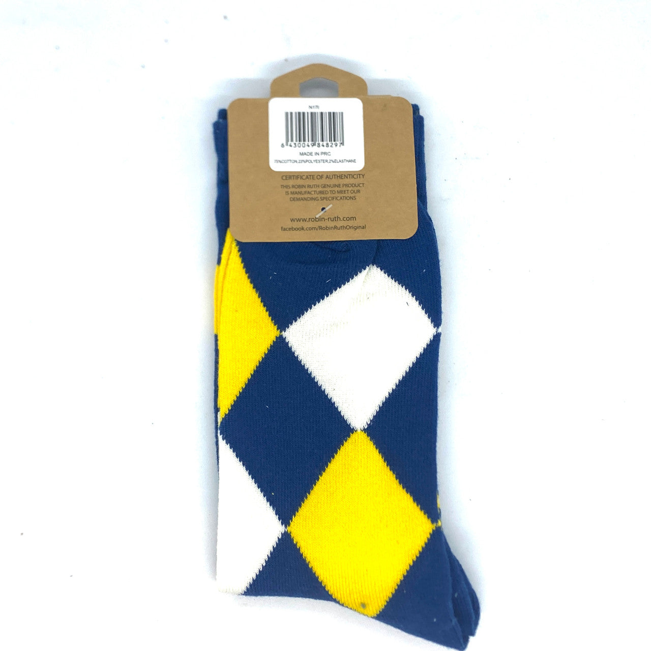 Checkered foot pattern