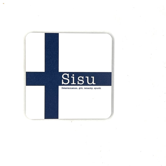 Finnish Sisu  Flag Magnet