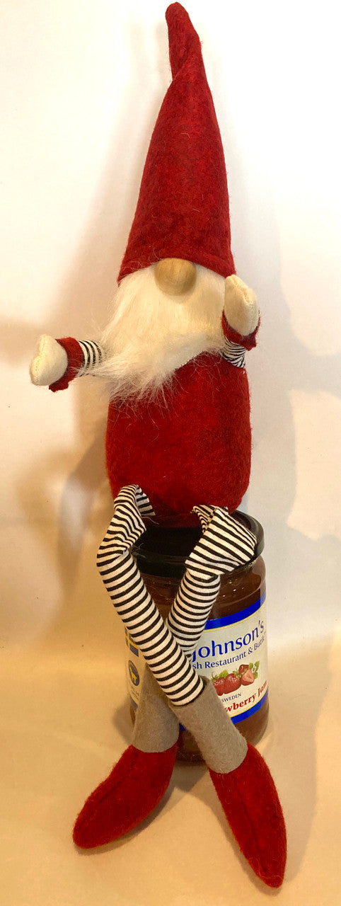 Sitting Nisse Striped Legs