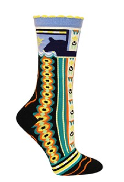 Ozone Dala Horse Socks (black)