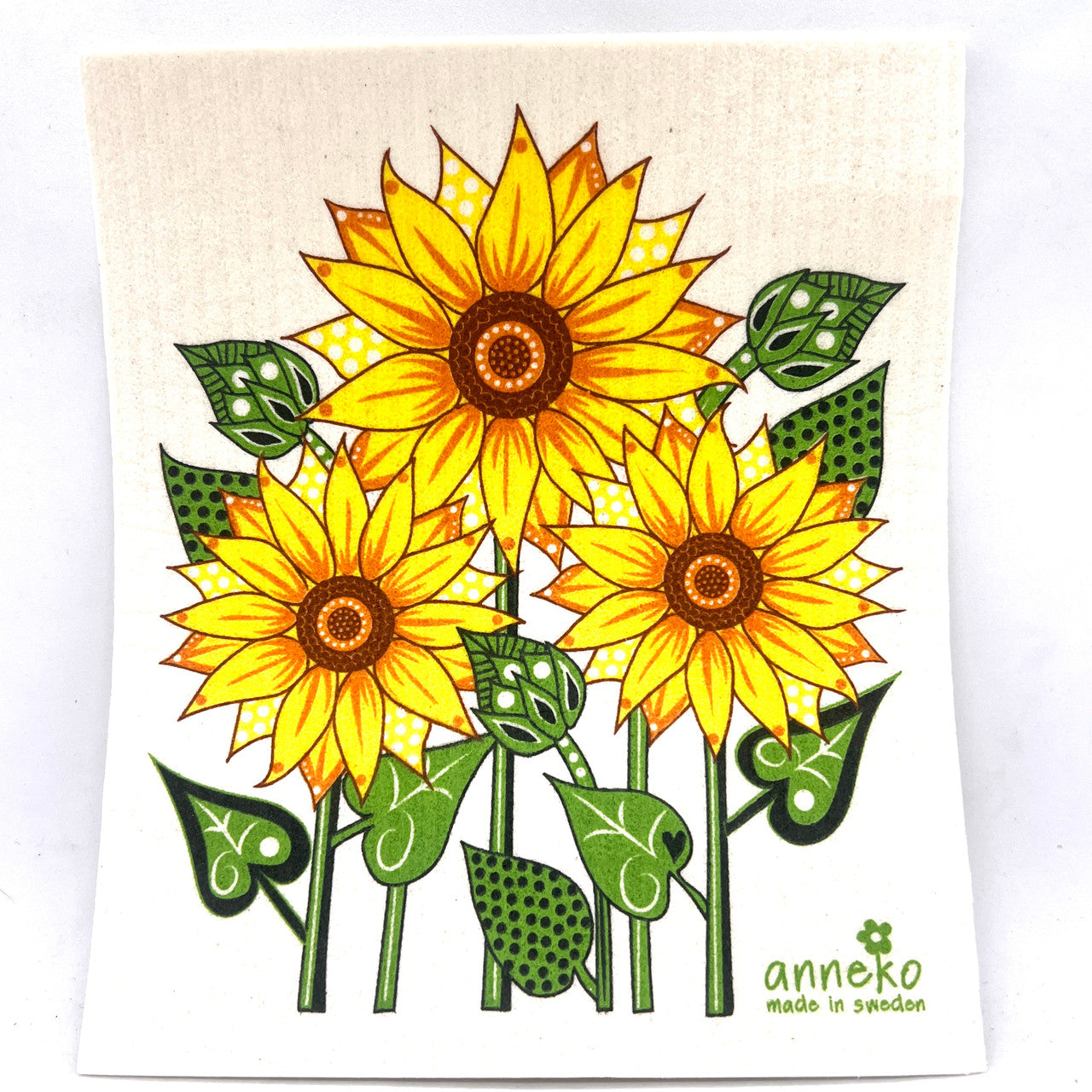 Sunflower Swedish Dishcloth