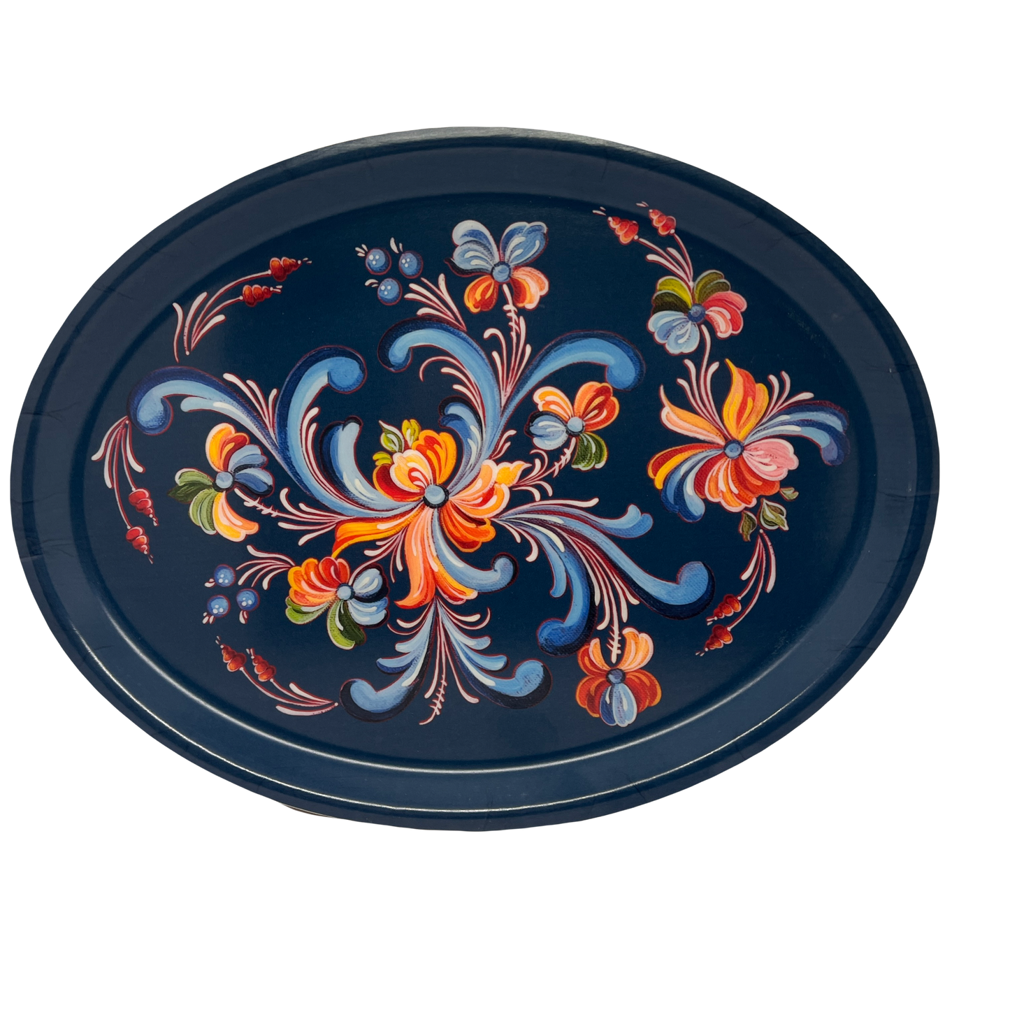 Blue Kurbits Oval Birch Serving Tray