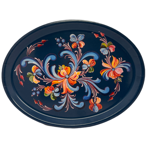 Blue Kurbits Oval Birch Serving Tray