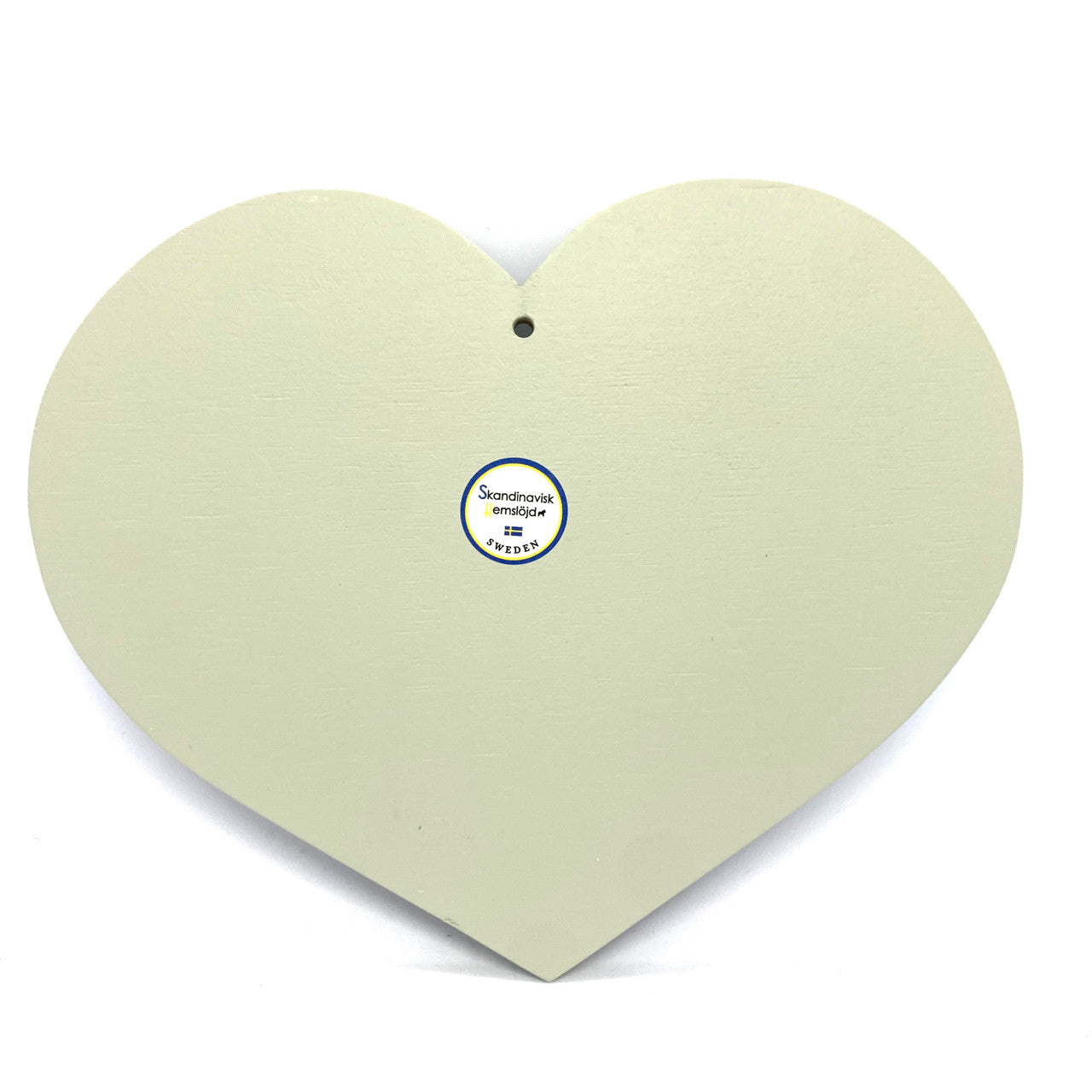 Välkommen Heart Swedish Flag Sign