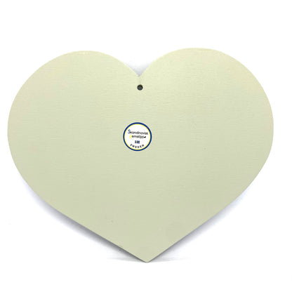 Välkommen Heart Swedish Flag Sign