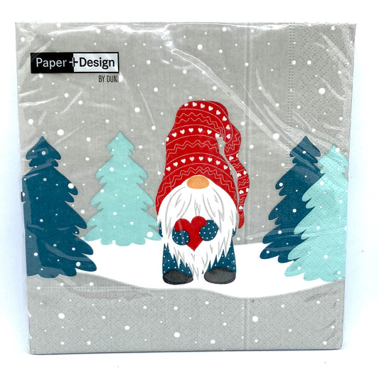 Tomte In Forest Dinner Napkin