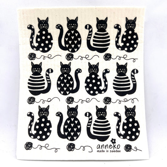 Swedish Cats Swedish Dishcloth