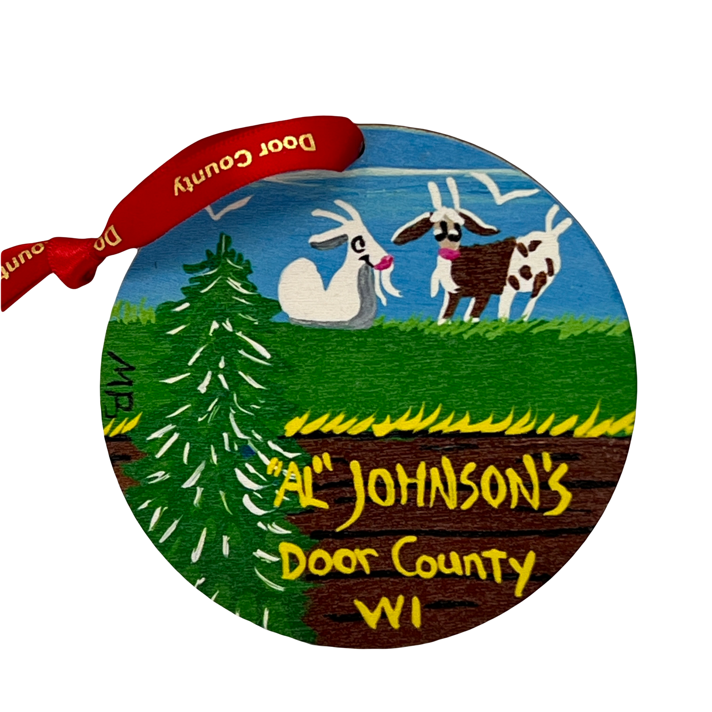 Al Johnson's Roof Goat Ornament