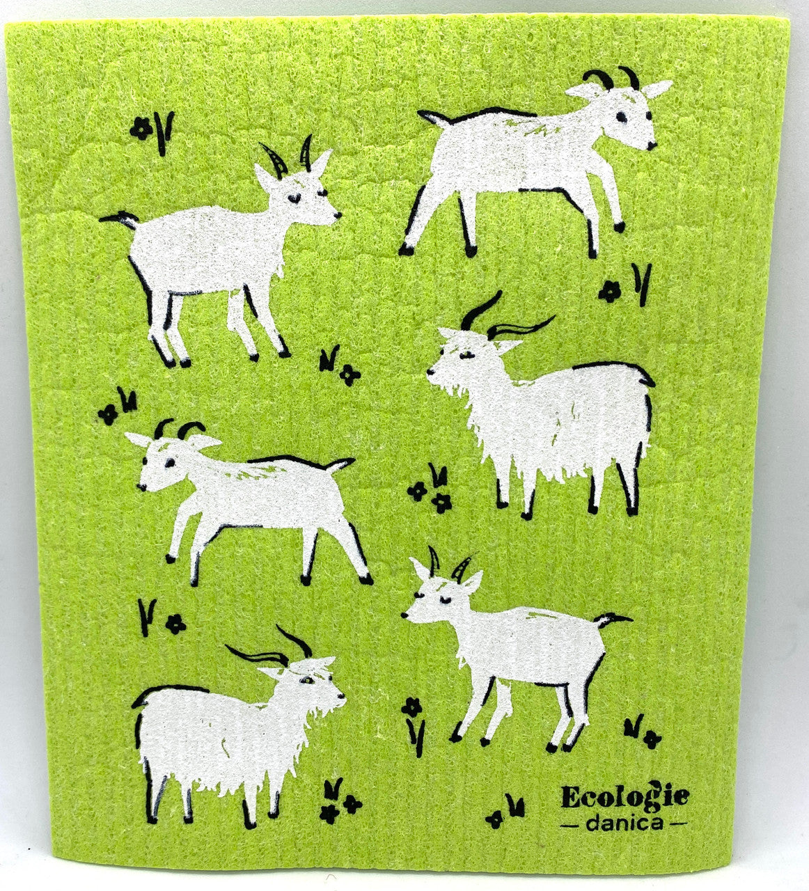 Green Goat Swedish Dishcloth
