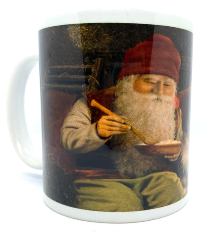 Tomten, Horse, and Cat Mug