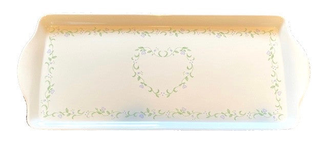 Heart Flower Serving Tray.  Everything you've come to expect from hearts, flowers, serving and trays.  All in one!