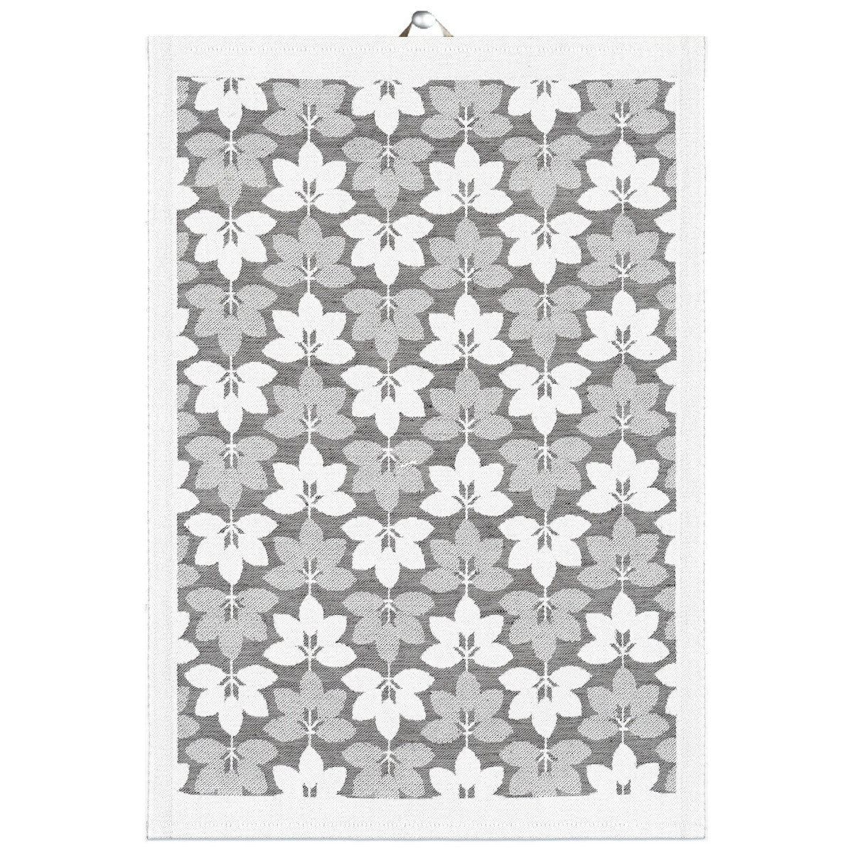 This picture is to display pattern. This picture shows the tea towel, which has smaller dimensions. The table runner is 14x47 inches.
