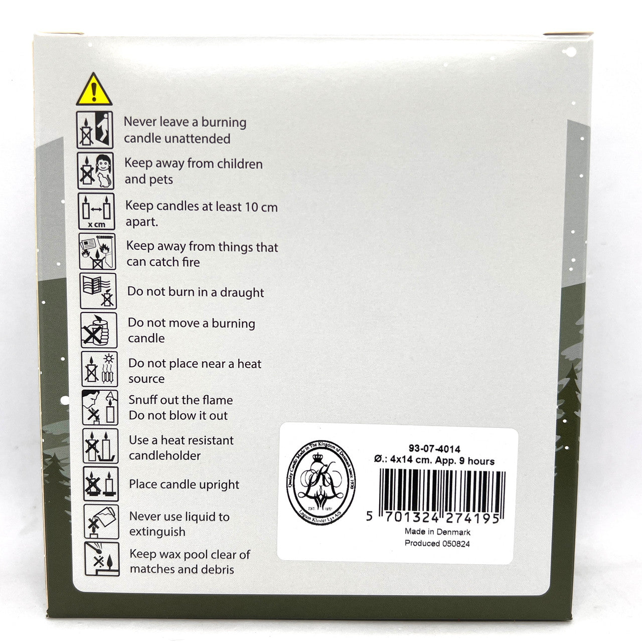 Christmas Tree Taper Candles