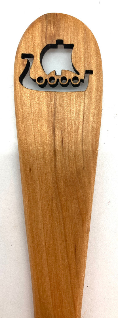 Viking Ship Wood Spatula