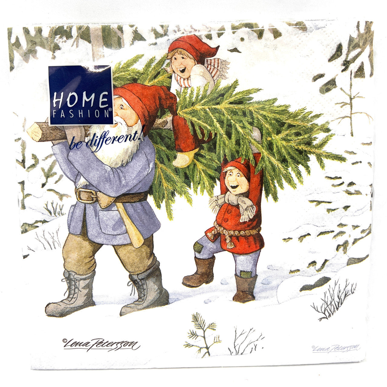 Tomtar Christmas Tree Dinner Napkins