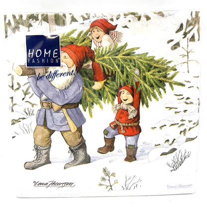 Tomtar Christmas Tree Dinner Napkins