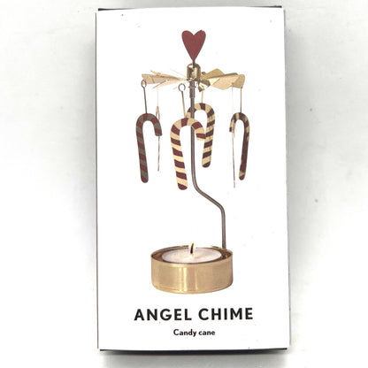 Candy Cane Rotary Candle