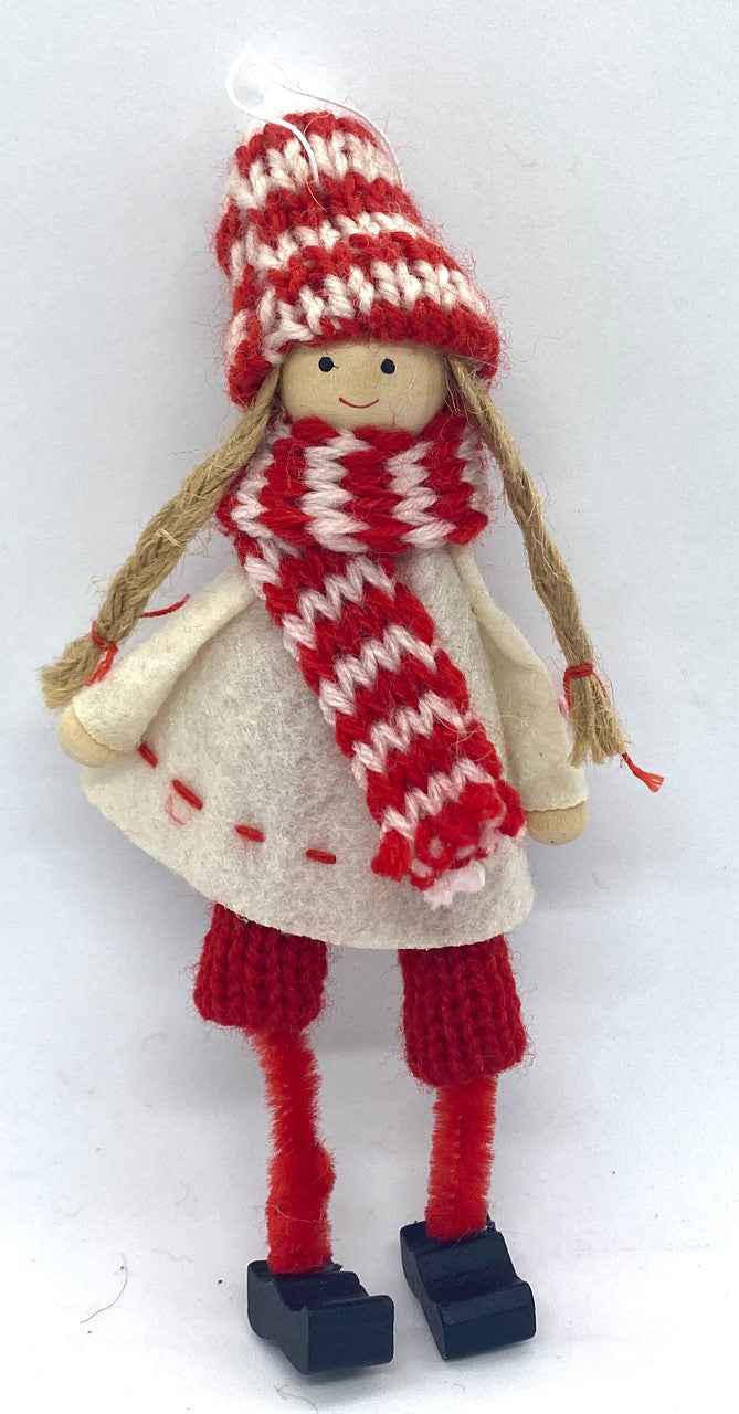 Scandinavian Sisters Christmas Ornaments