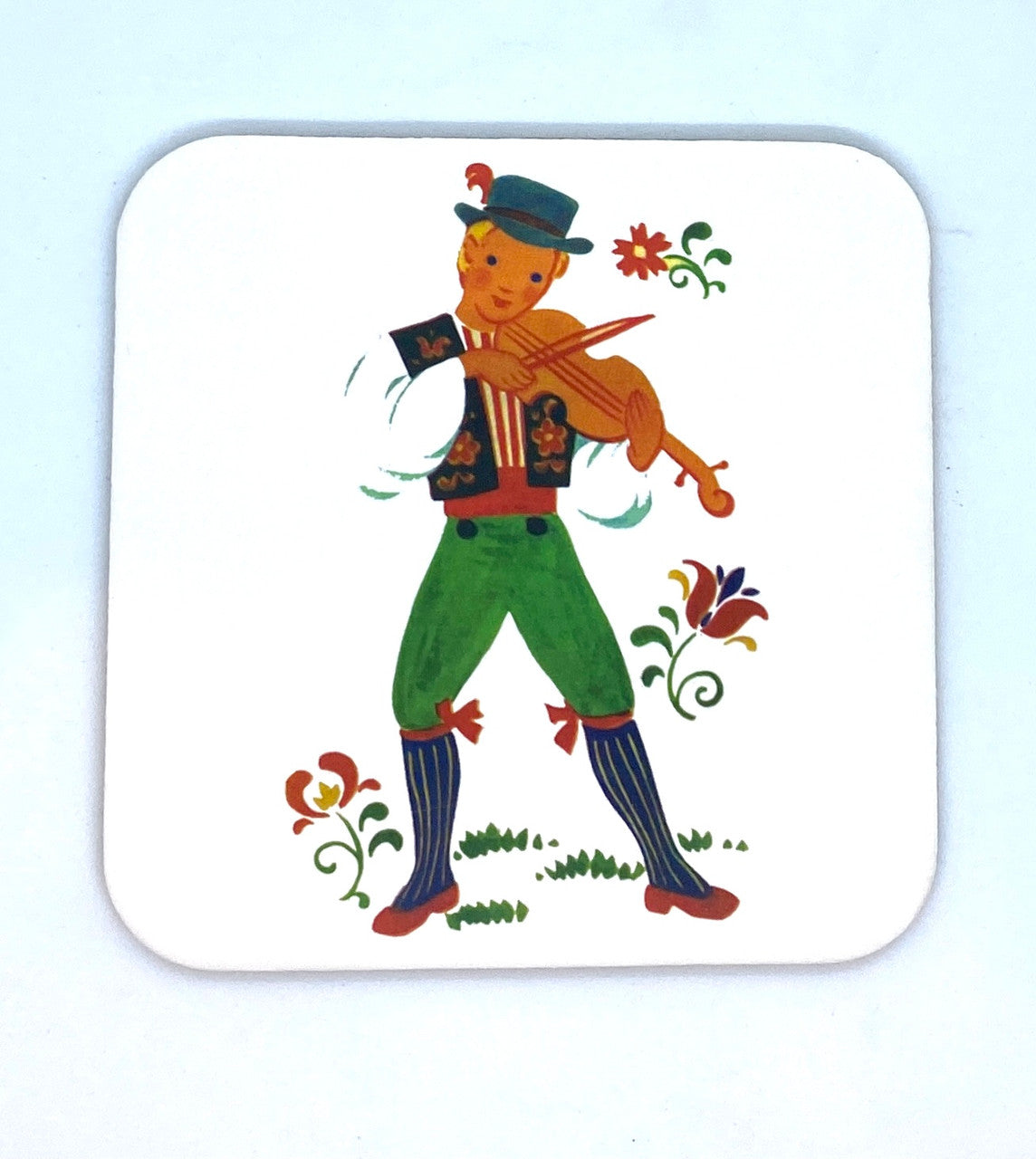 Swedish Folk Coaster Violin