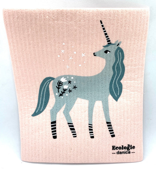 Unicorn Swedish Dishcloth