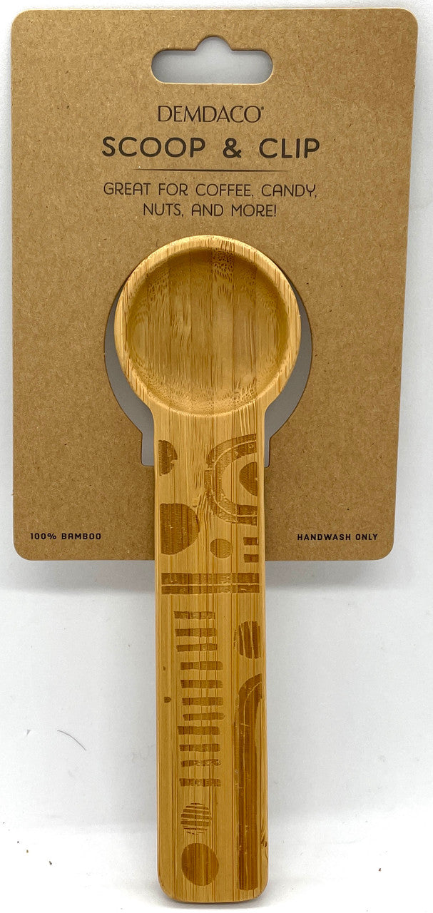 Kaleidoscope Wooden Scoop and Clip