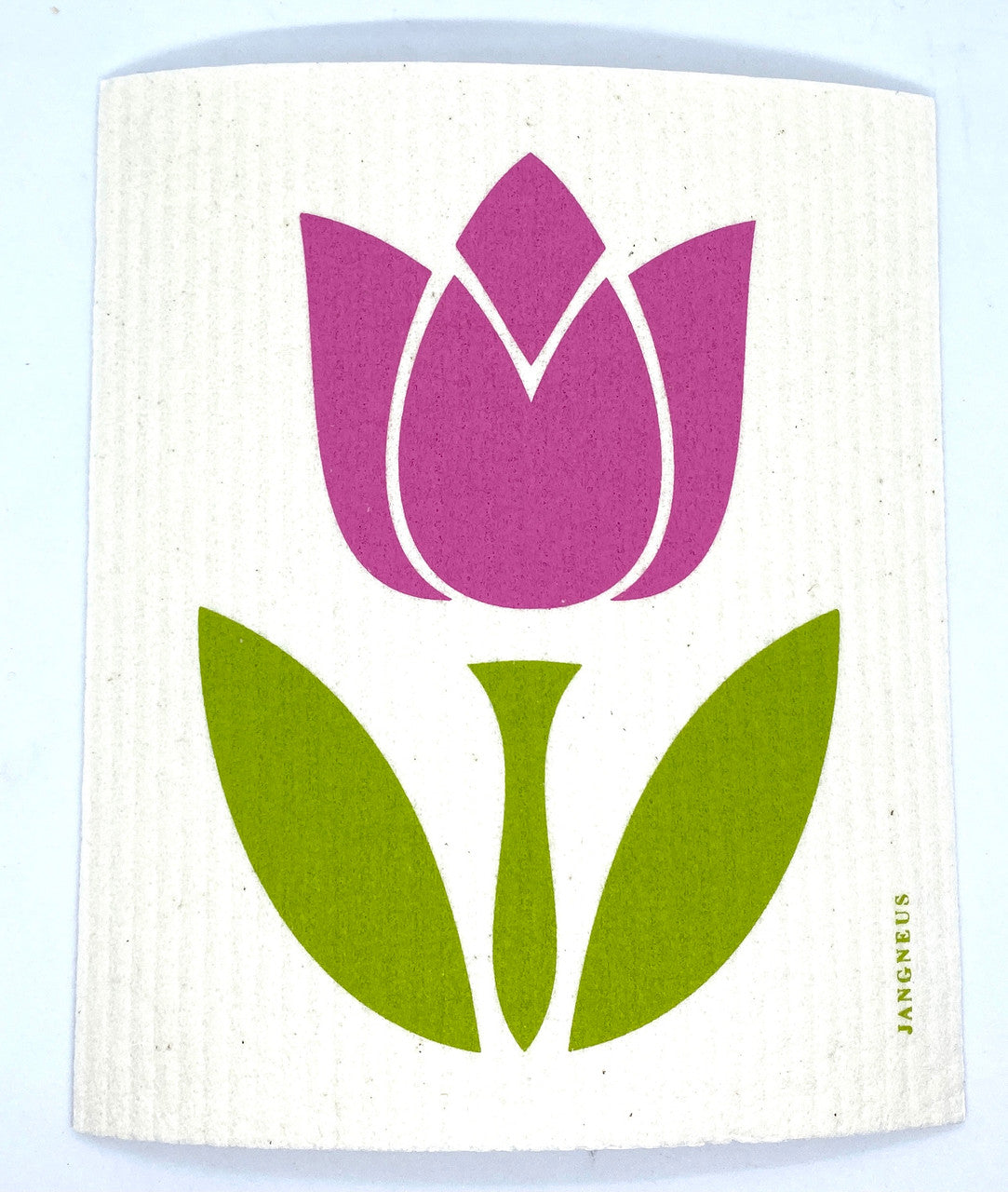 Pink Tulip Swedish Dishcloth
