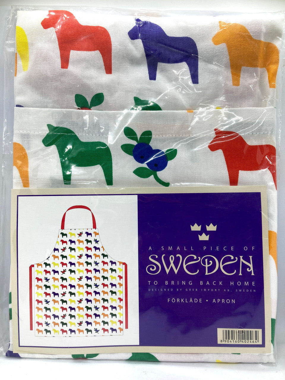 Small Piece of Sweden Dala Horse Apron