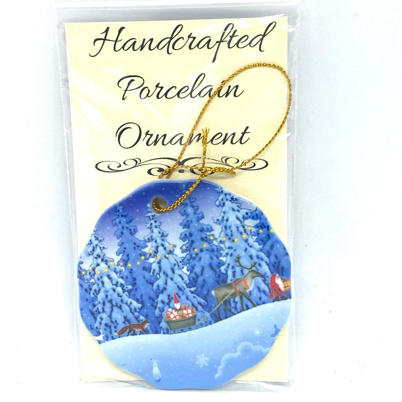 Gift Delivery Ceramic Ornament