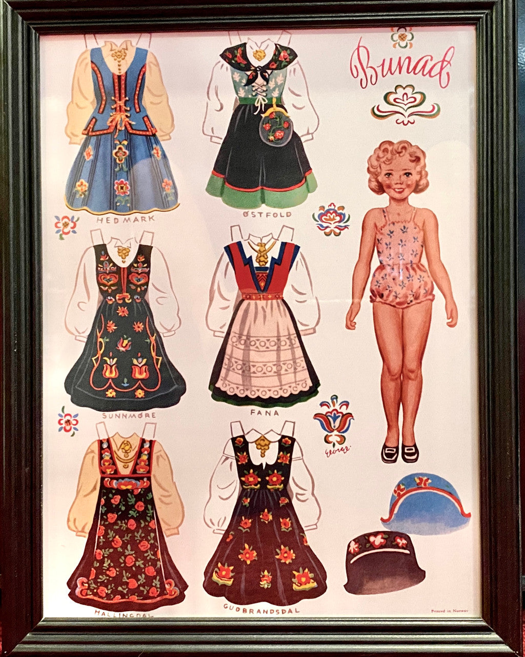 Norwegian Paper Doll Art (blonde)
