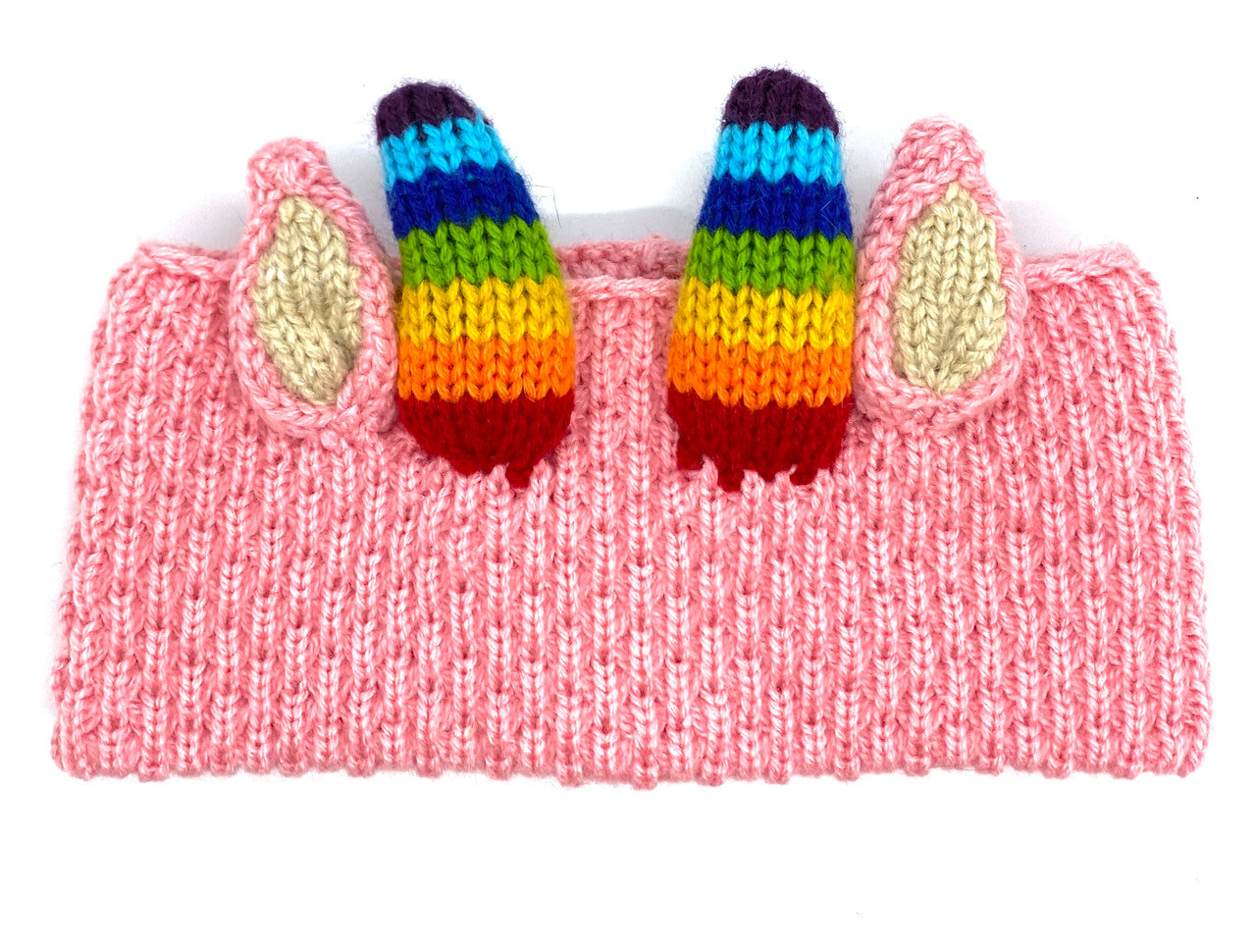 Al Johnson's Goat Knit Headband (pink)